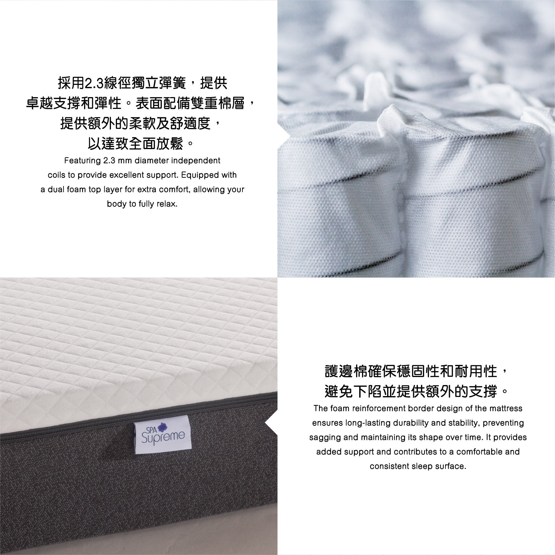 Reno 2.0 Pocket Spring Mattress (7.5")