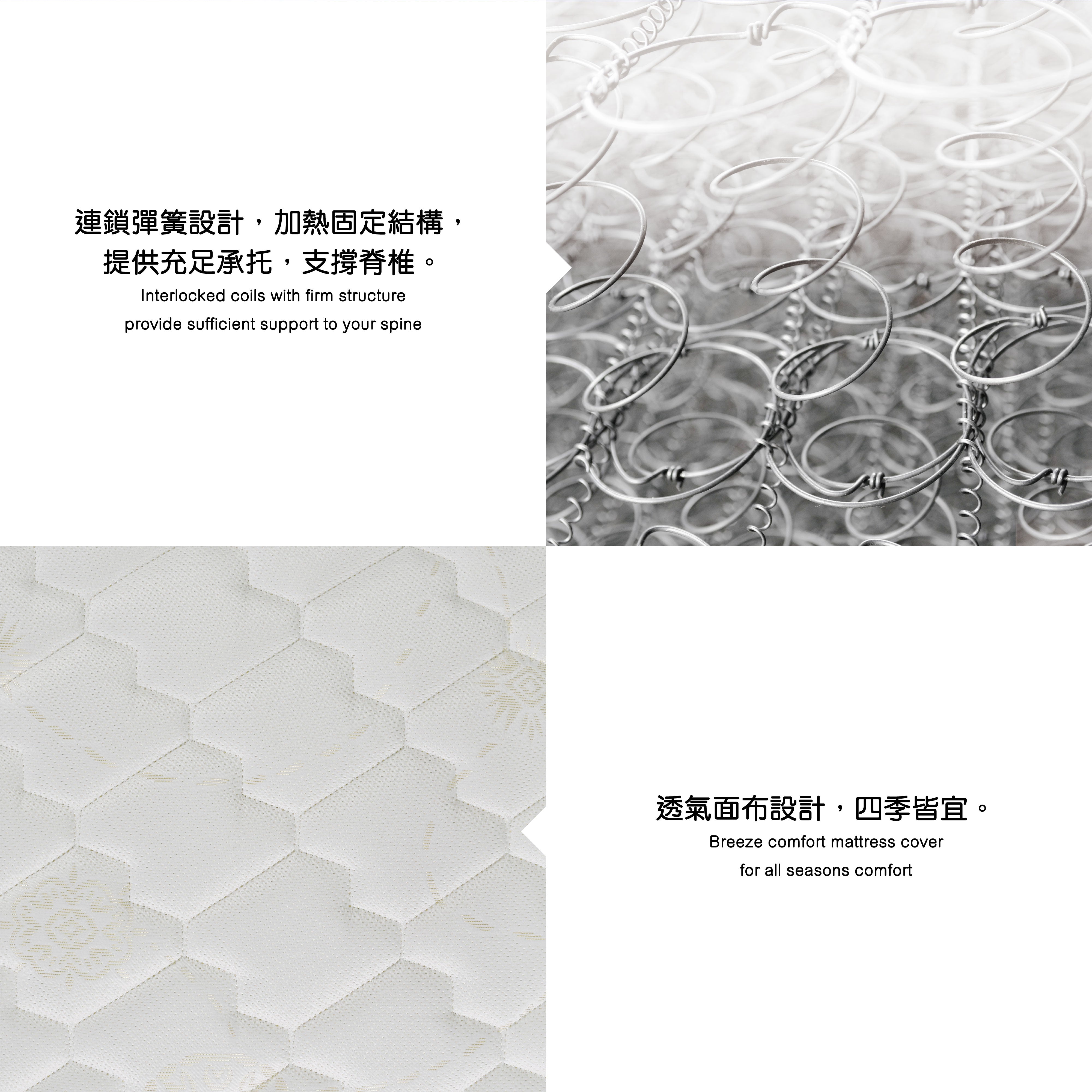 奧蘭多床褥 (4")