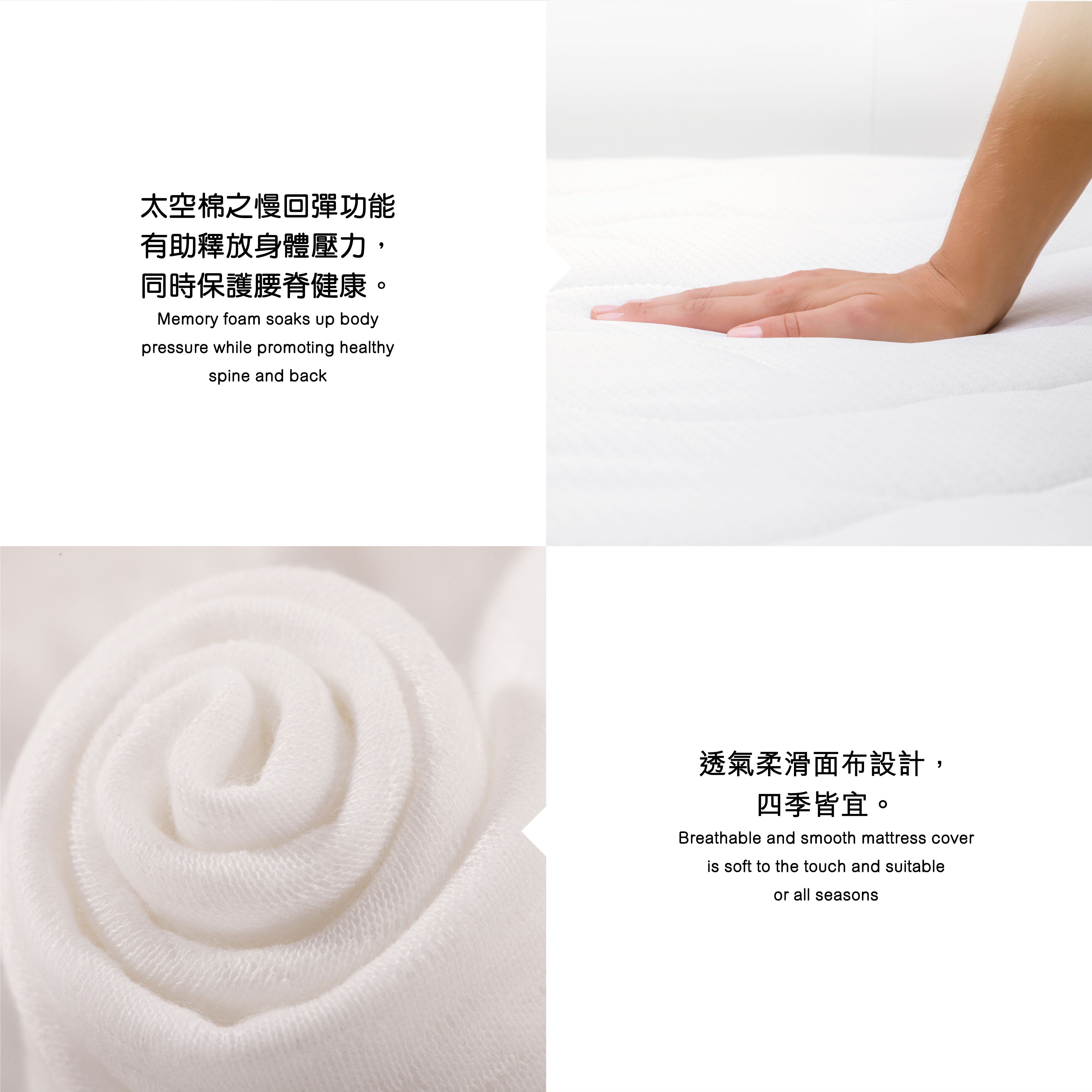 麥迪遜床褥 (4.5")